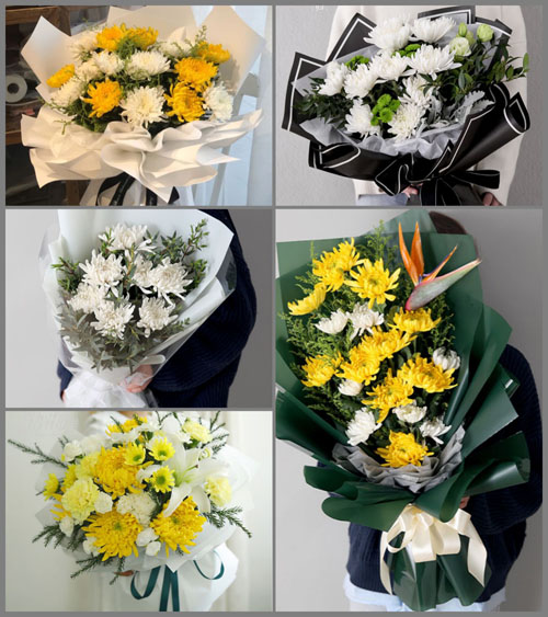 广东江门市恩平市大田镇黄沙村白事花束代送